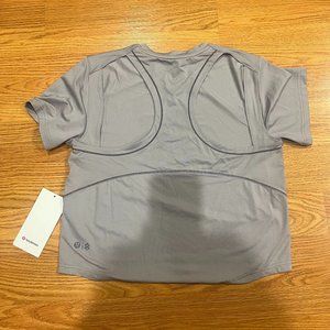 New with Tags: Lululemon x Barry's Ventilated Open-Back Train Tee (Size 8)
